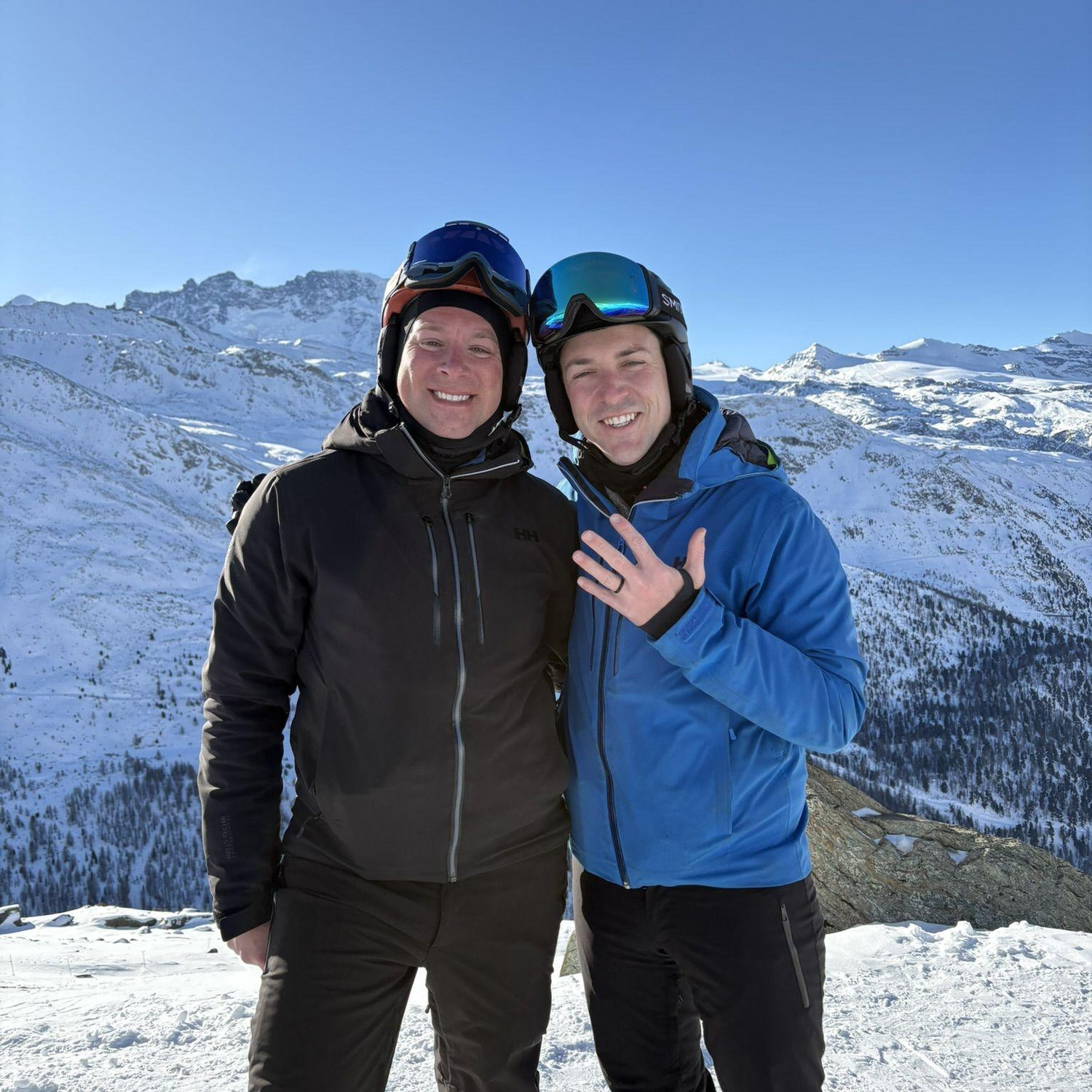 Engagement in Zermatt, Switzerland