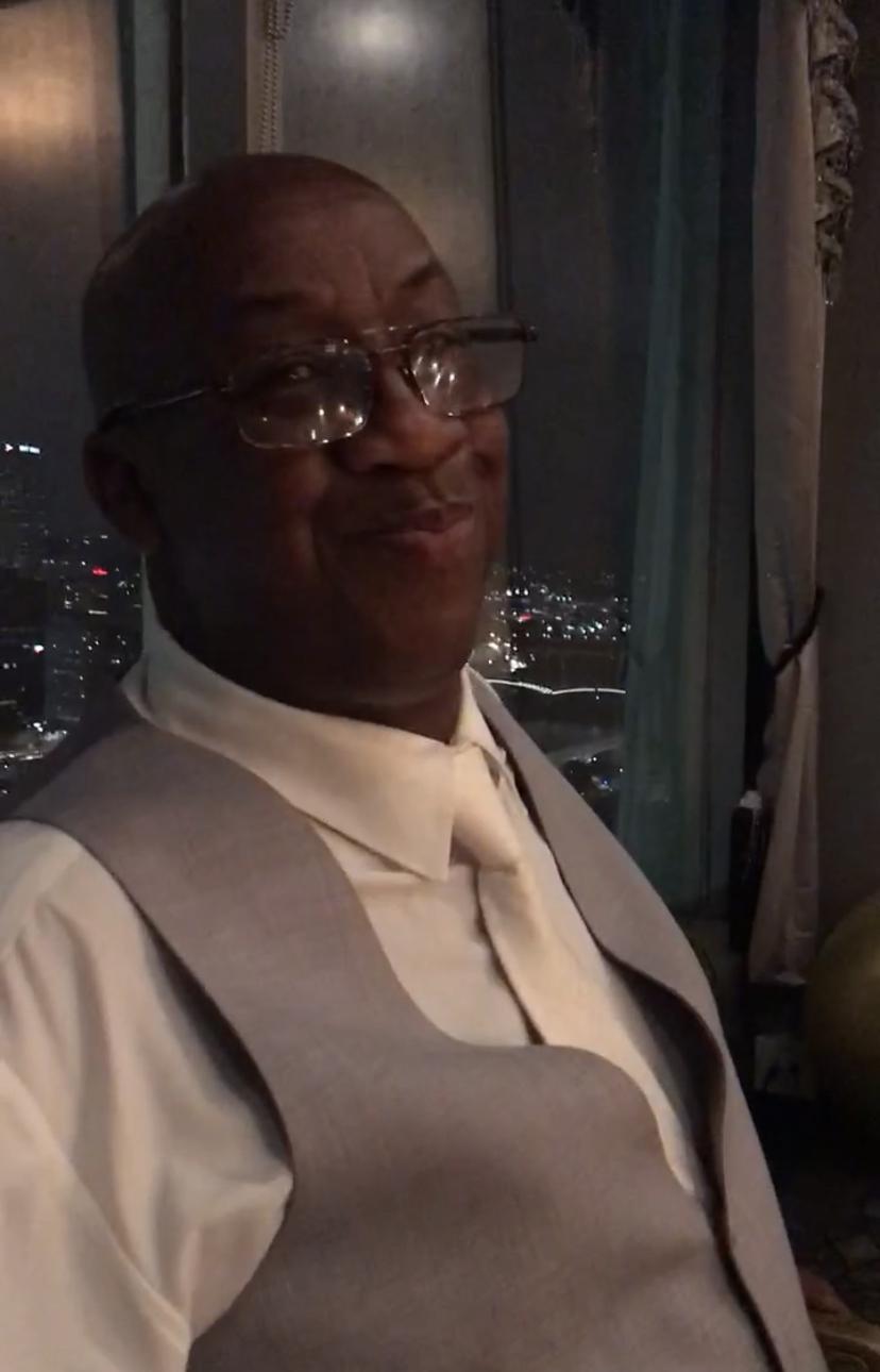 Looking sharp in his tuxedo designed by Joseph Abboud