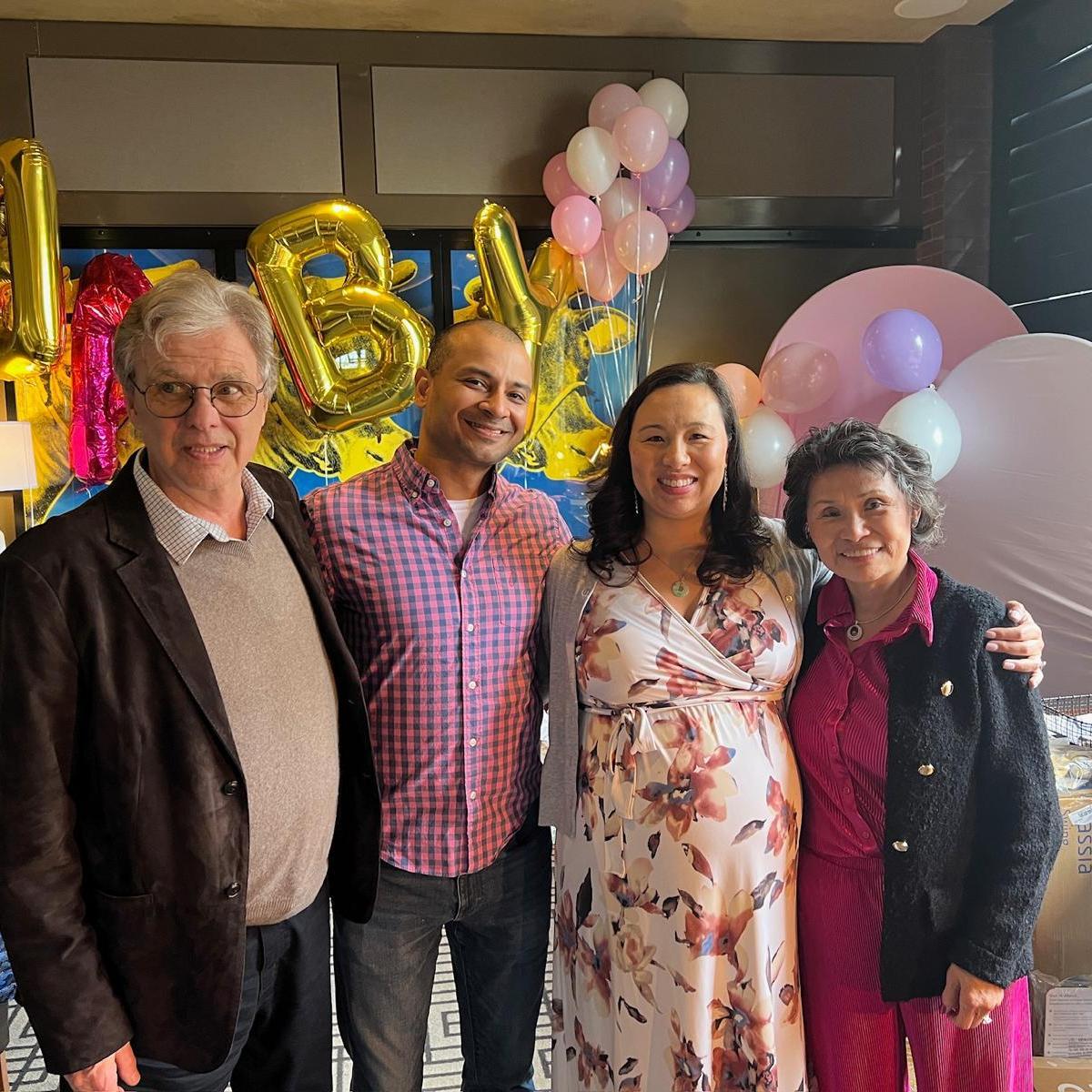 Getting Ready to welcome our Bundle of Joy with the family.