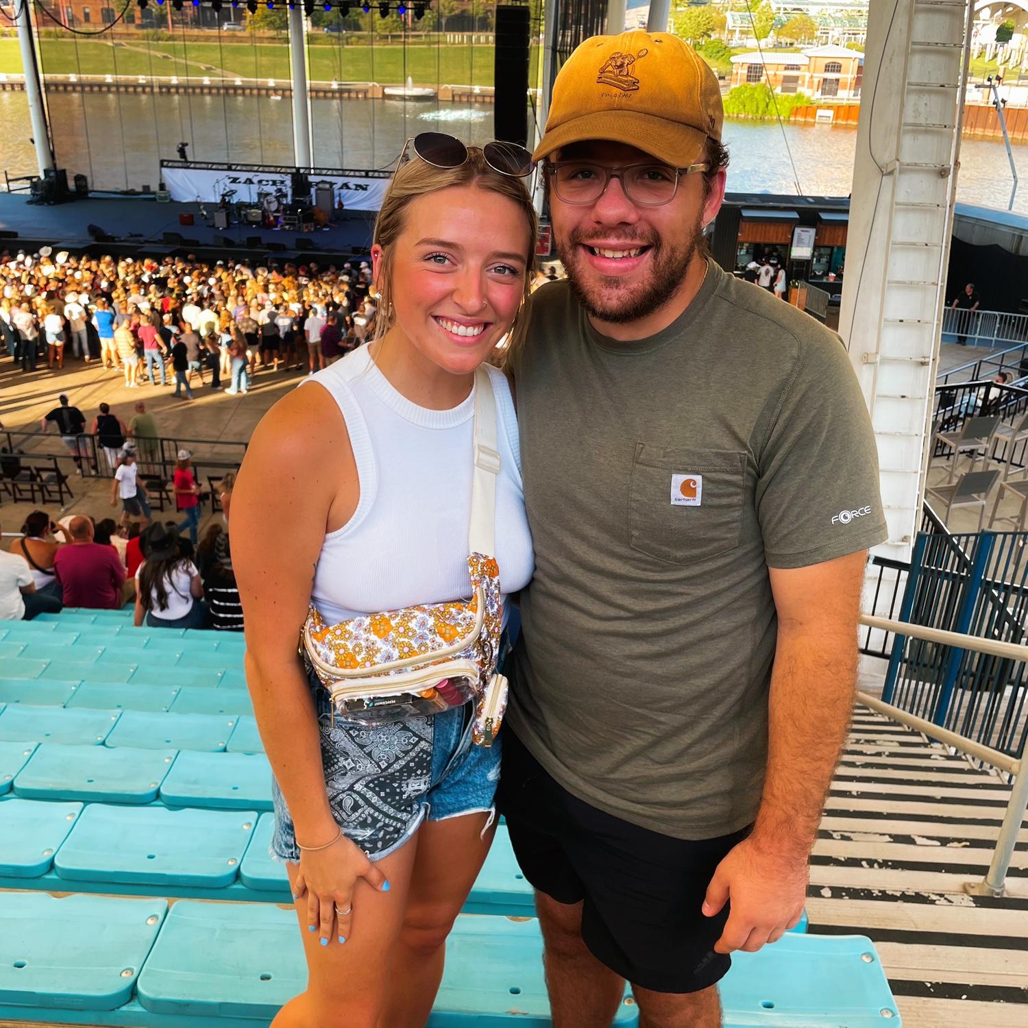 Our first concert together, Zach Bryan - July 2022