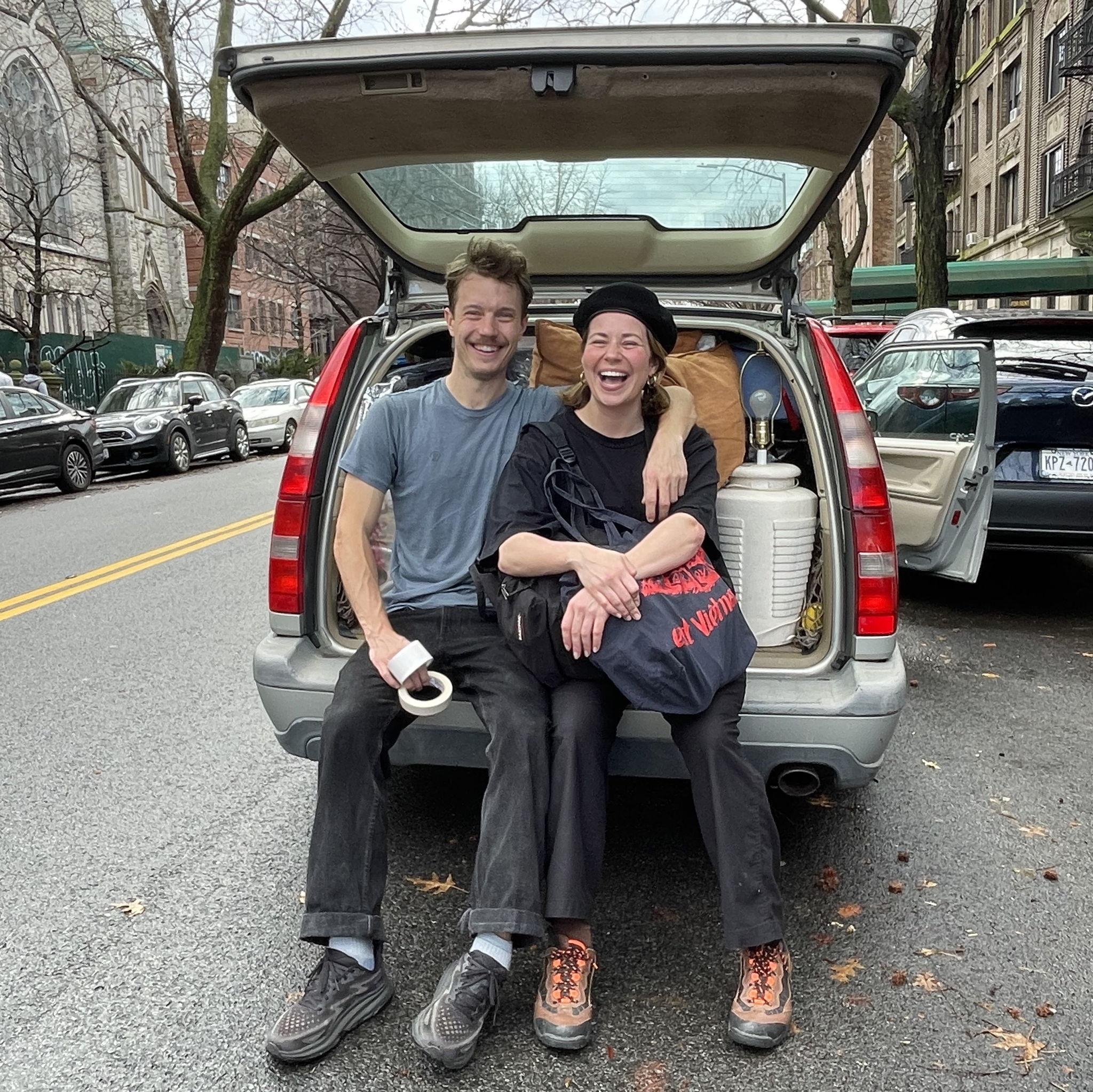 The day we moved in together!