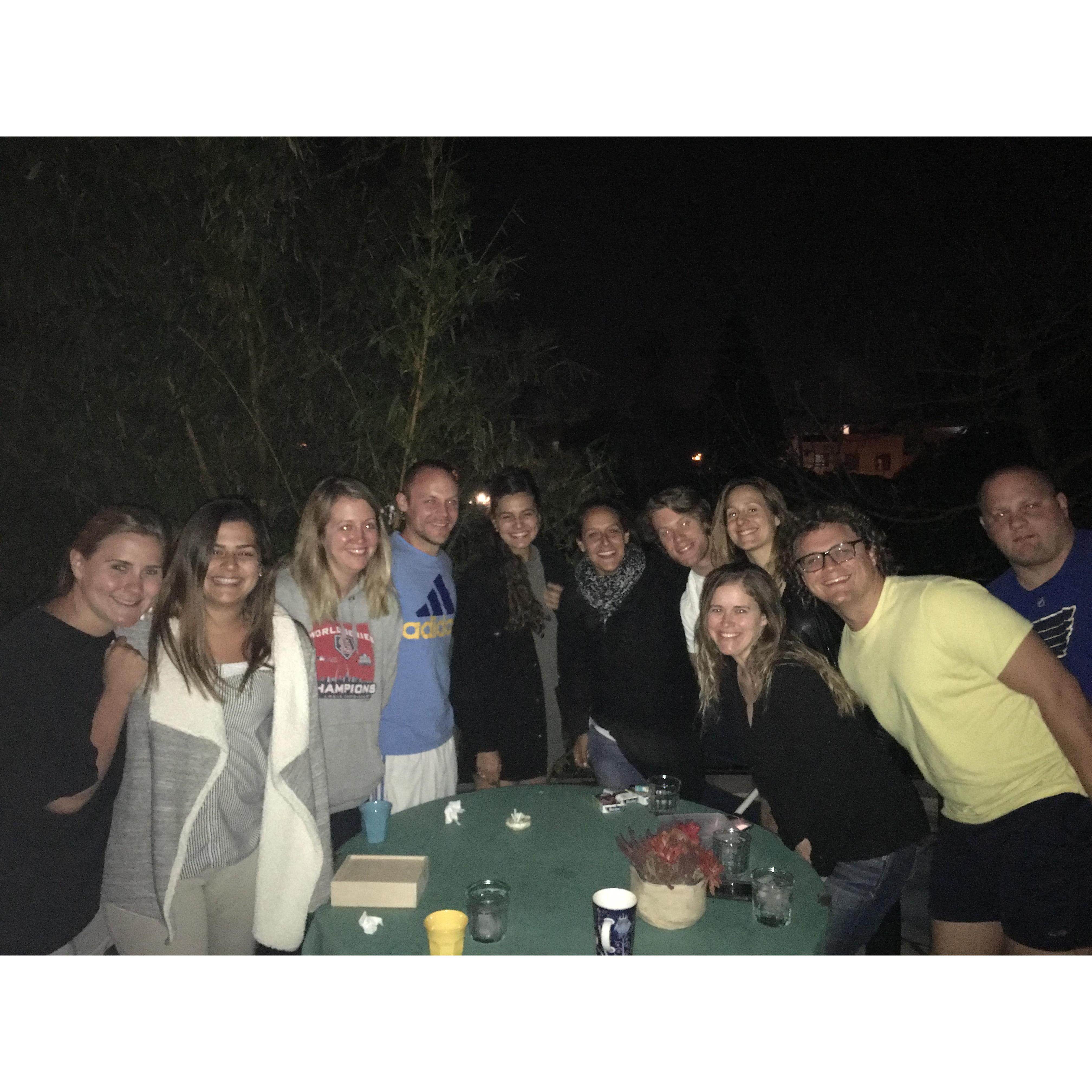 Cousin lovin': The original 8 and the married in cousins:)