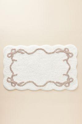 Cotton Bow Bath Mat