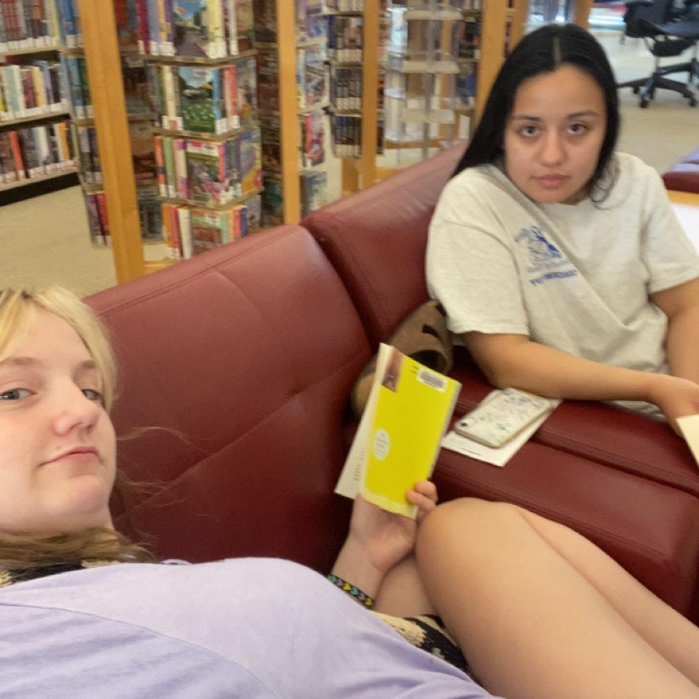 Reading days in library!