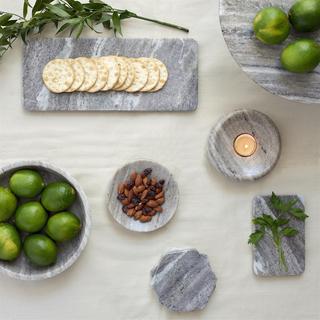 Galaxy Marble Rectangle Tray