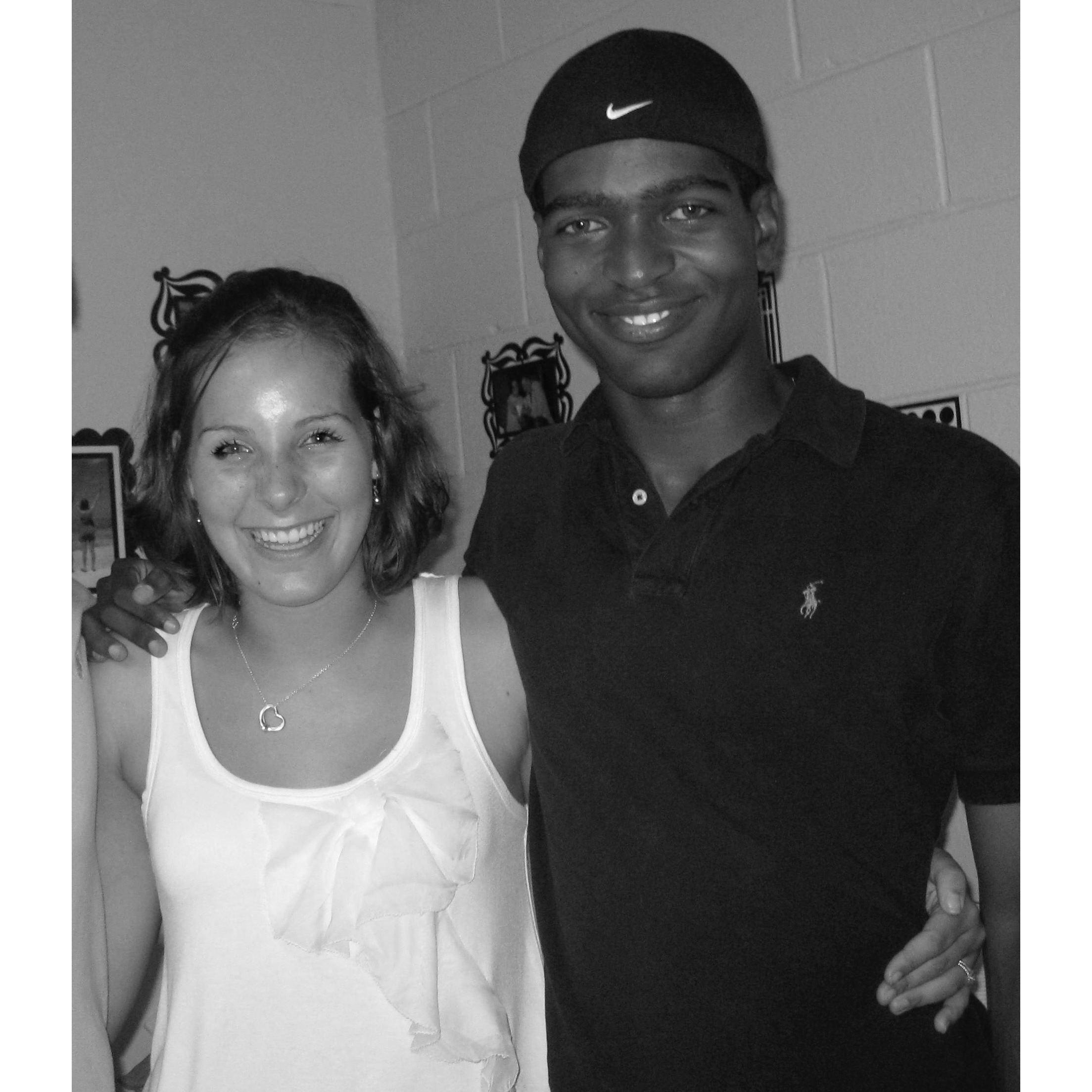 Our first photo together at Oglethorpe University in September 2010