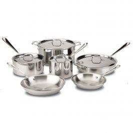 D3 Stainless 3-ply Bonded Cookware Set, 10 piece Set
