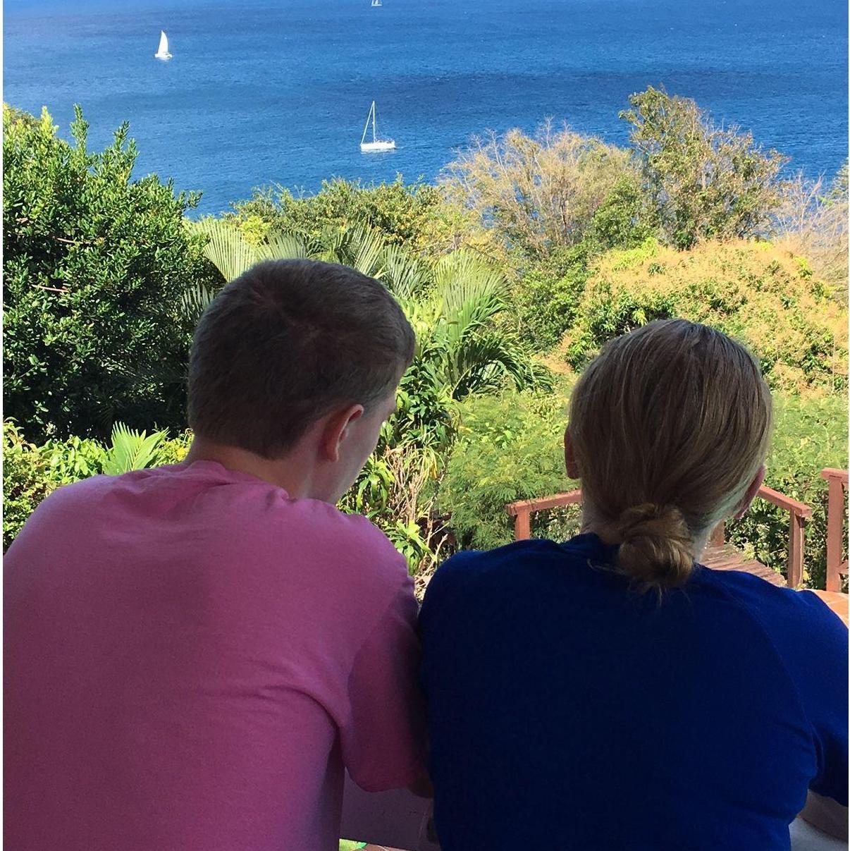St. Lucia with Maddie's family - 2017