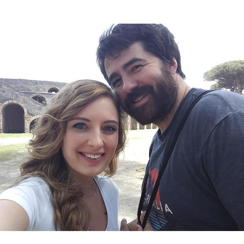 Exploring the ruins of Pompeii