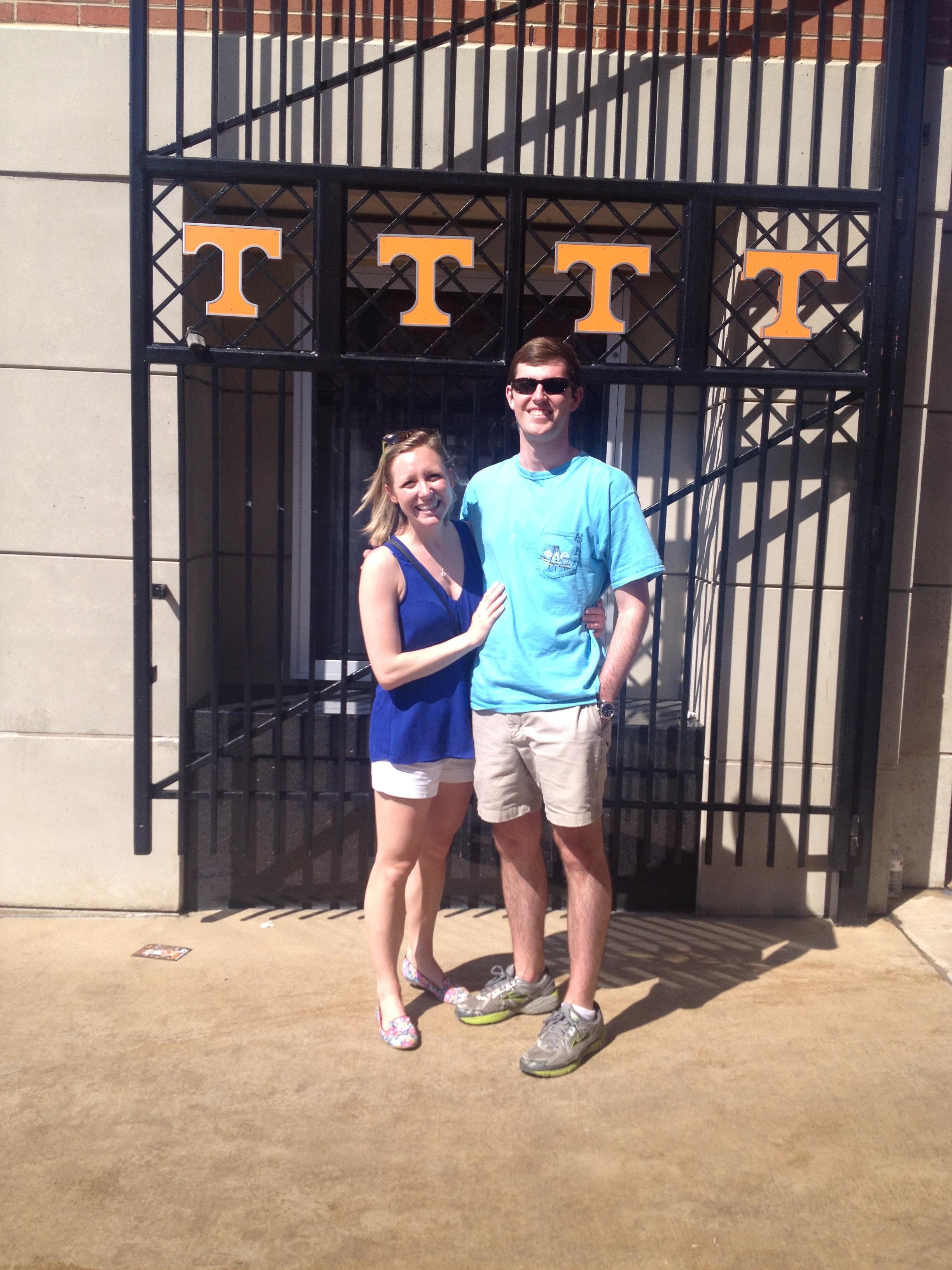Squeezed in time to see the UT Spring Game during Austin's "house hunting trip" in Knoxville, TN.