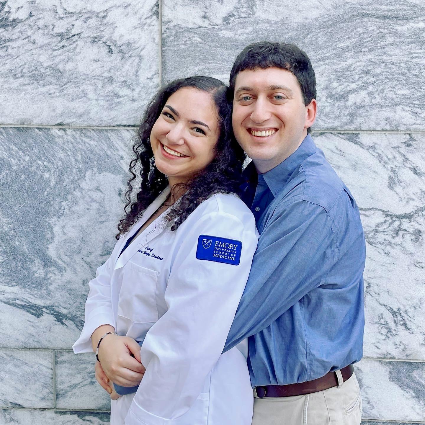 September 2021 – Morgan's white coat ceremony while studying to be a Doctor of Physical Therapy