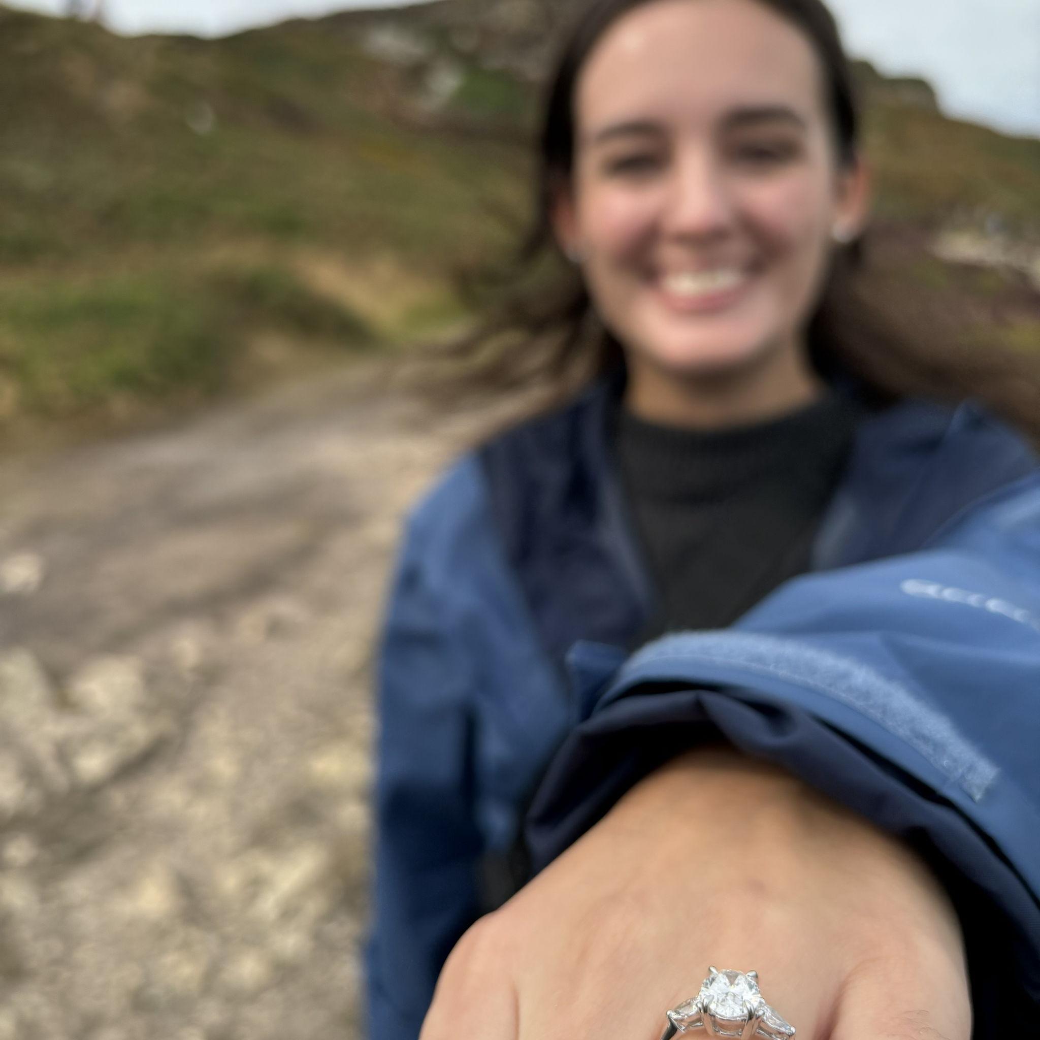 Right after Tim proposed!