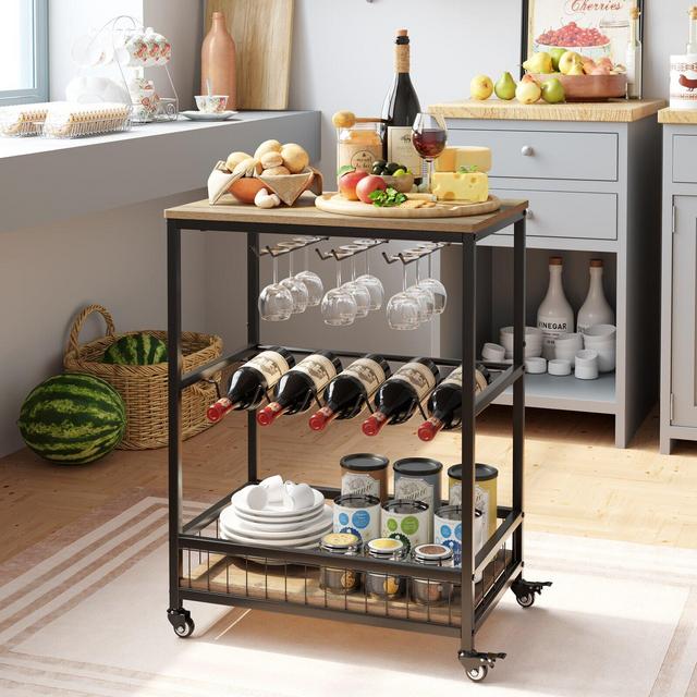 Tower Bar Cart