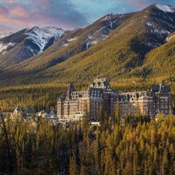 Wedding night hotel stay at the famous Fairmont in Banff