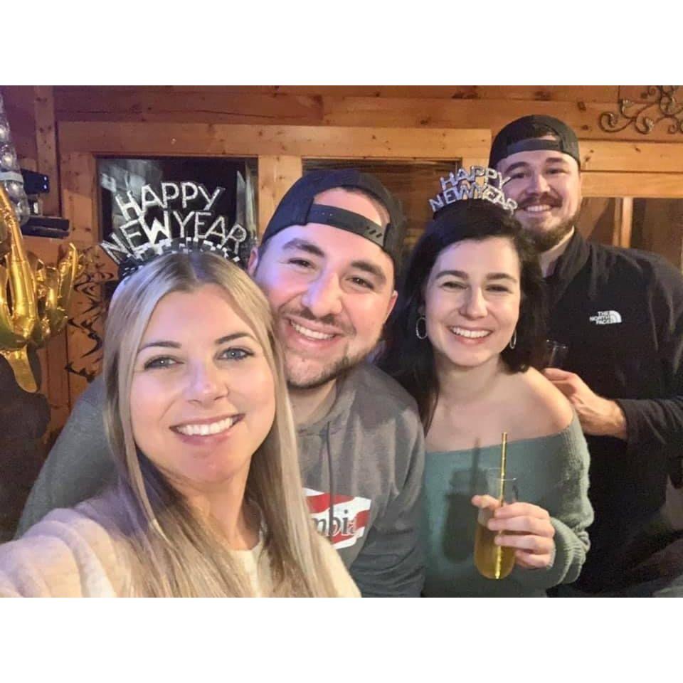 Our first NYE together with Amanda and Derek in Gatlinburg, TN.