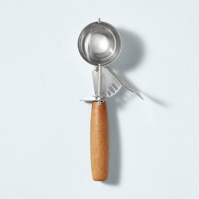 Wood & Stainless Steel Ice Cream Trigger Scoop - Hearth & Hand™ with Magnolia
