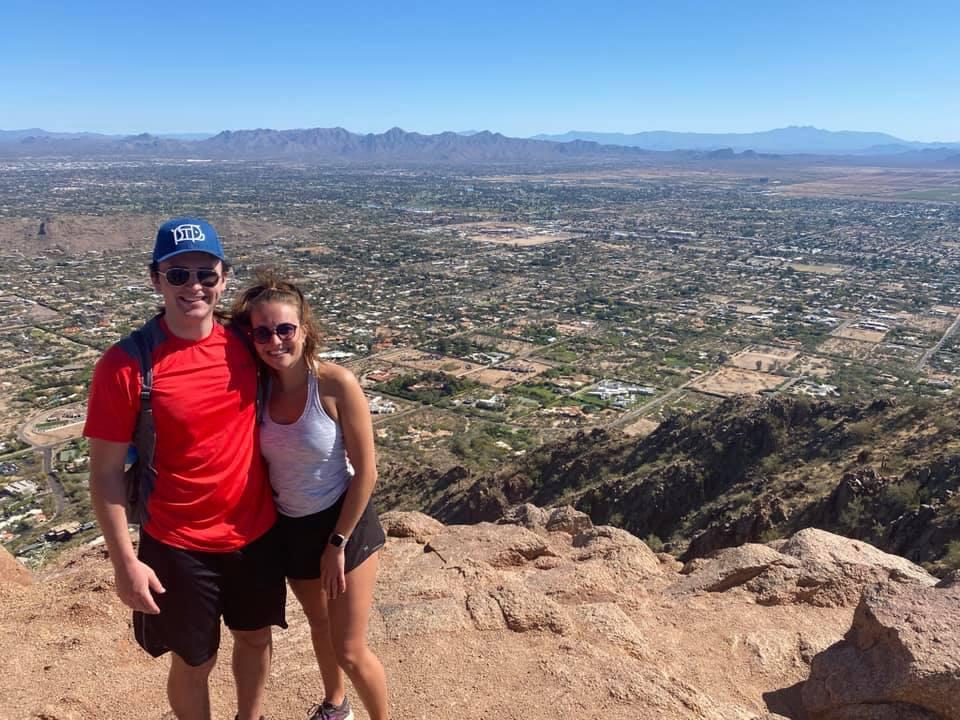 Scottsdale, AZ- hiked the Camelback Mountain
