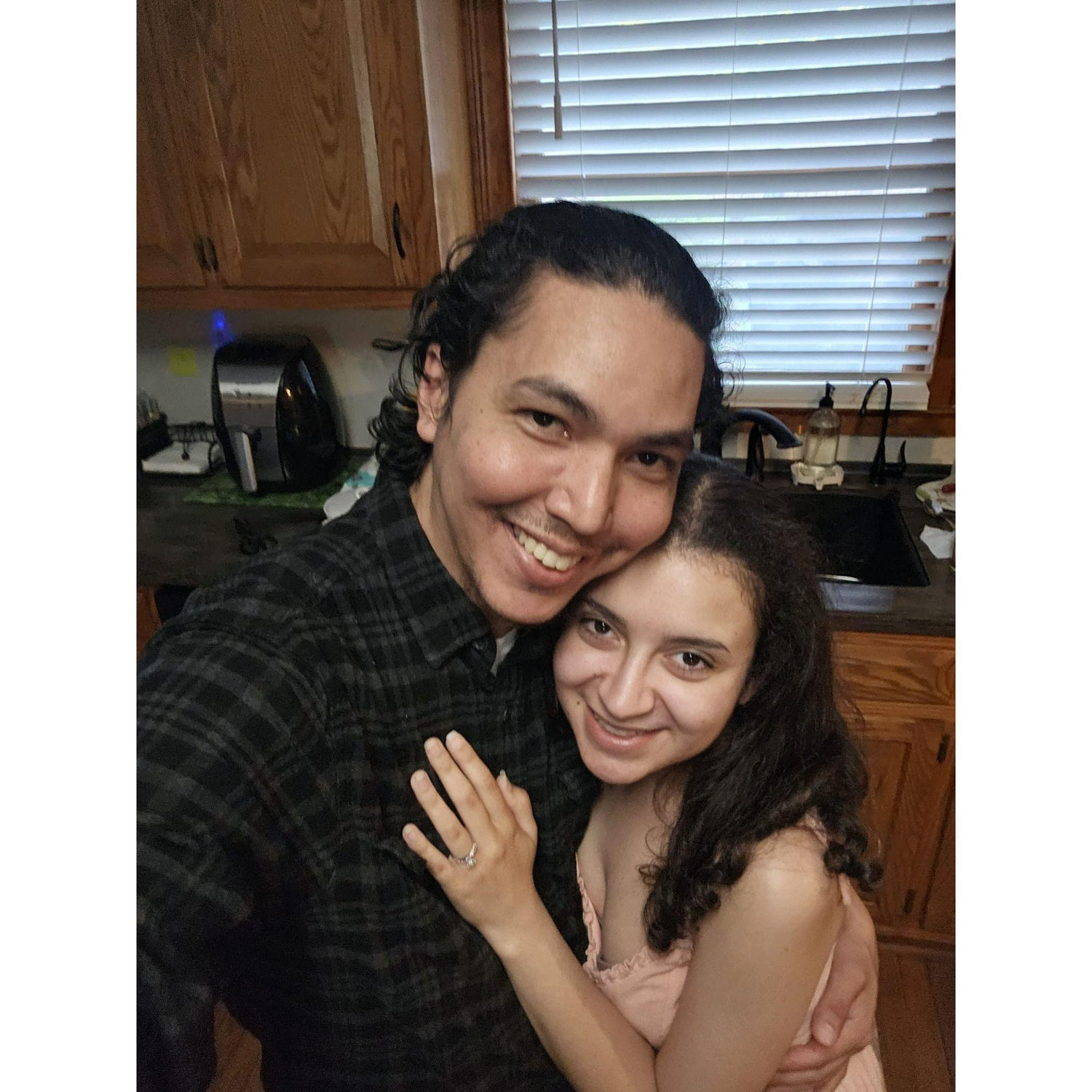 I insisted on a few selfies of the ring to reveal to my friends and family.