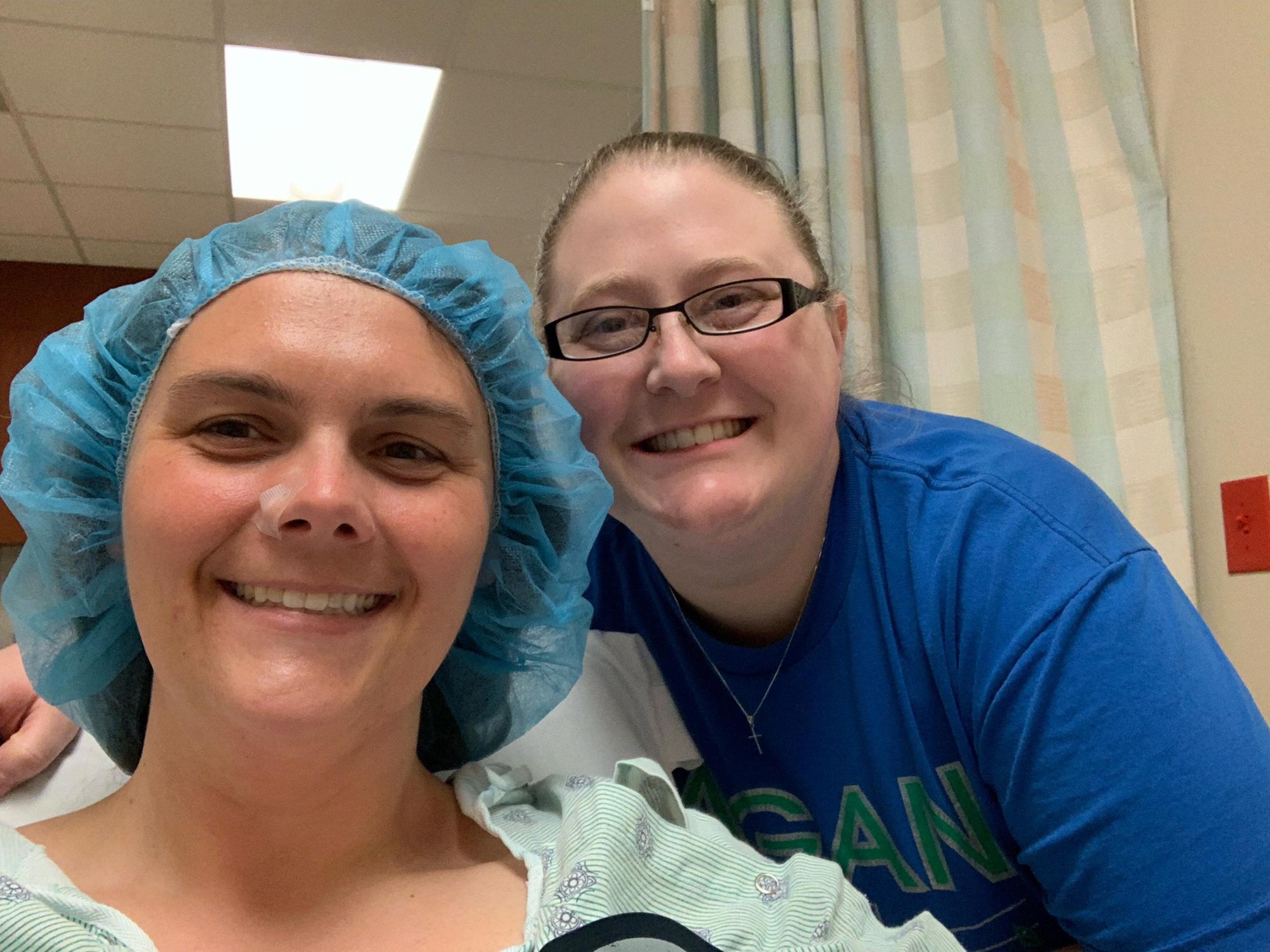 Unfortunately one of two surgeries Allie has already seen Ivy through. She came in on a long weekend to be amazing!