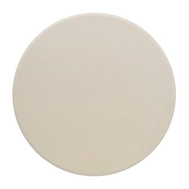 GGC 15 inch Pizza Stone for Ovens, Grill and BBQ to Cook Perfect Crispy Crust Pizza, Bread and More, Smooth Round Shape, Durability Baking Stone