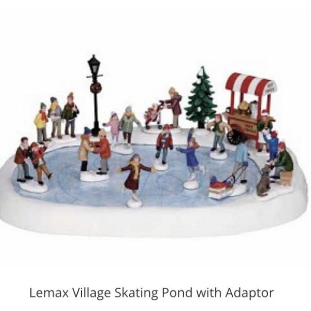 Christmas Village Skater Pond