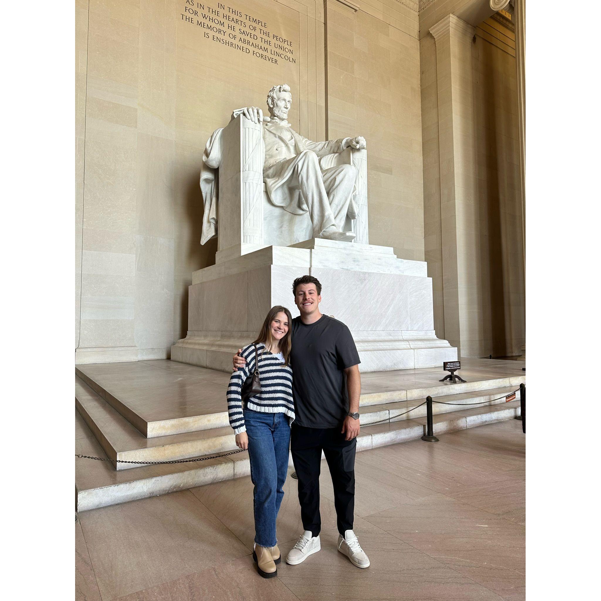 The LeBarons' first visit out to DC!