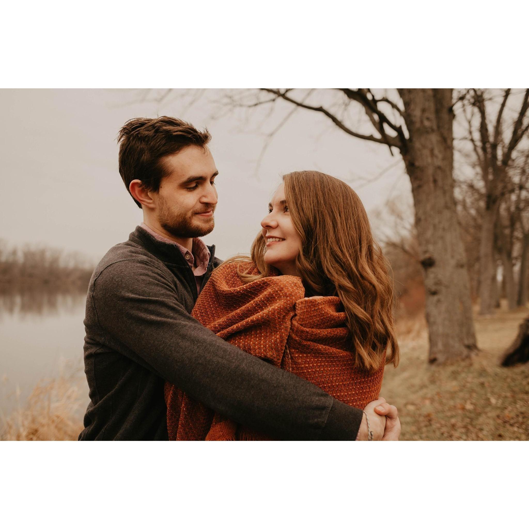 A lovely 2019 photo captured by Wilson's groomswoman, August Nyson.