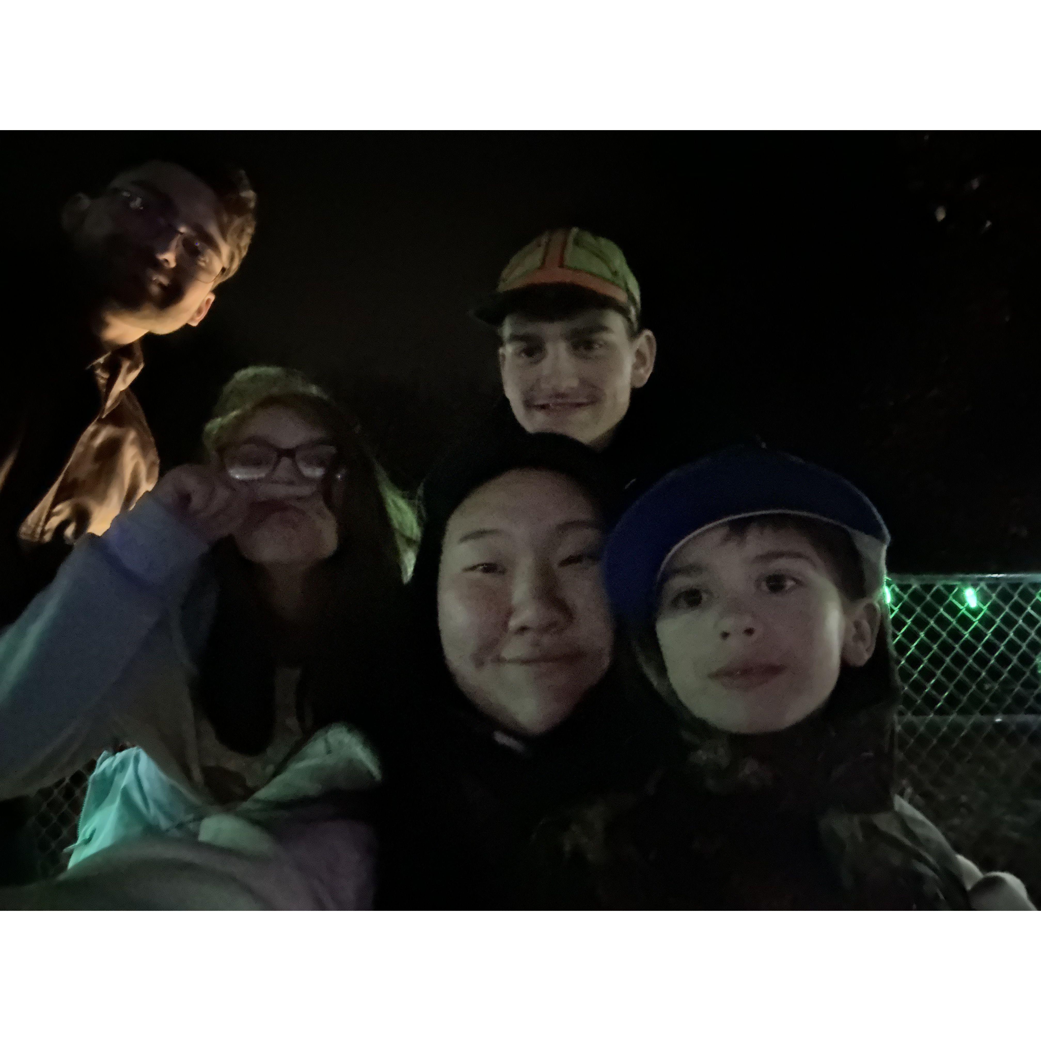 We took Daeliyus' little siblings to go see the Zootah lights