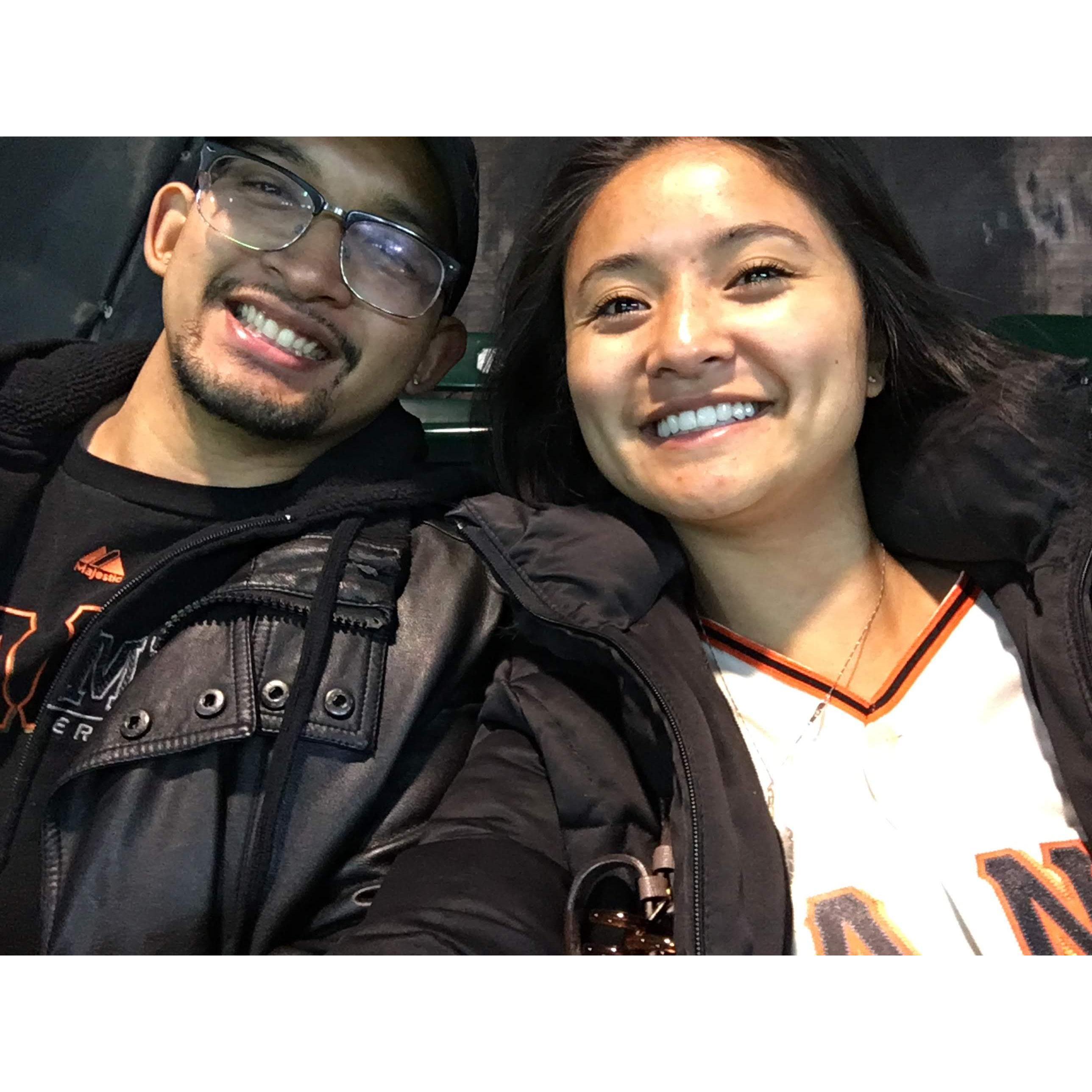 Giants game.
April 2017