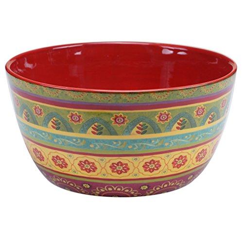 Certified International 22462 Tunisian Sunset Deep Bowl, 11" x 5.5", Multicolor