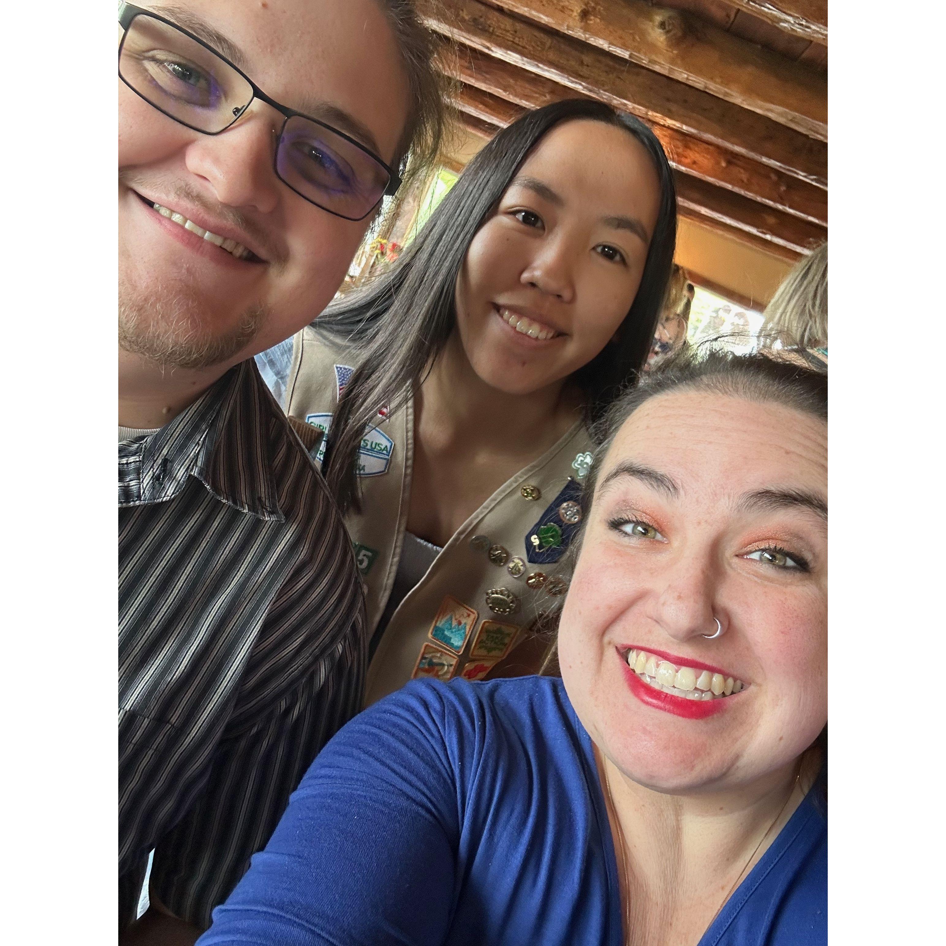 Mei's girl scout event