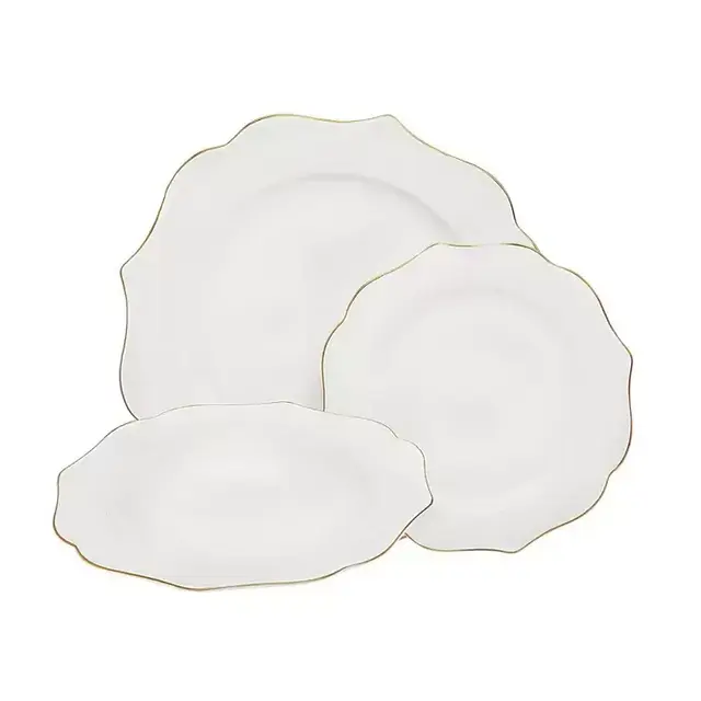 Godinger Arendale Bone 12 Piece Dinnerware Set, Service for 4