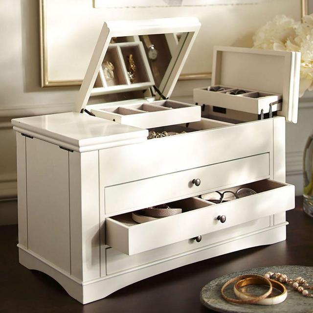 Ultimate Jewelry Box, Extra-Large, White