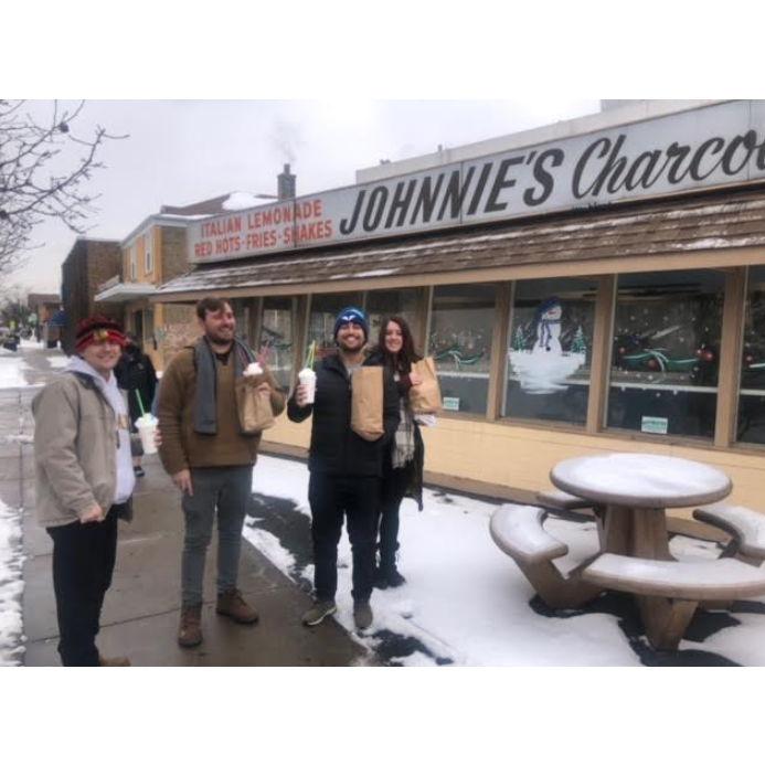 Courtney's (and Ben's) first Johnnie's