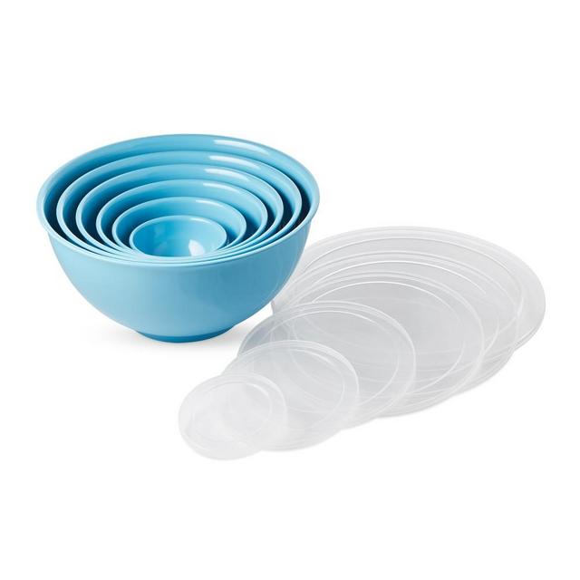 Williams Sonoma Melamine Mixing Bowls, Set of 6, Sky Blue