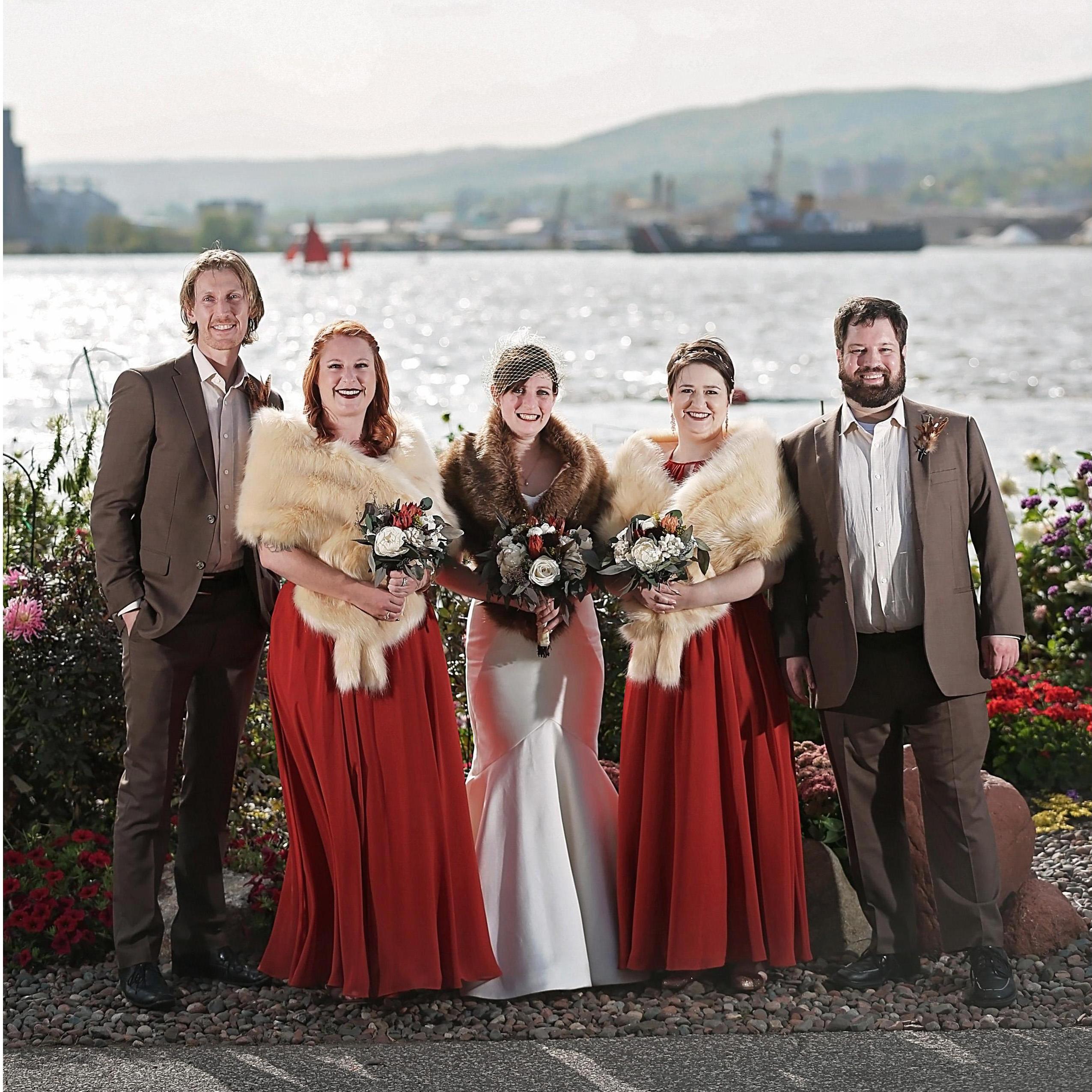 Nic & her bridal party
