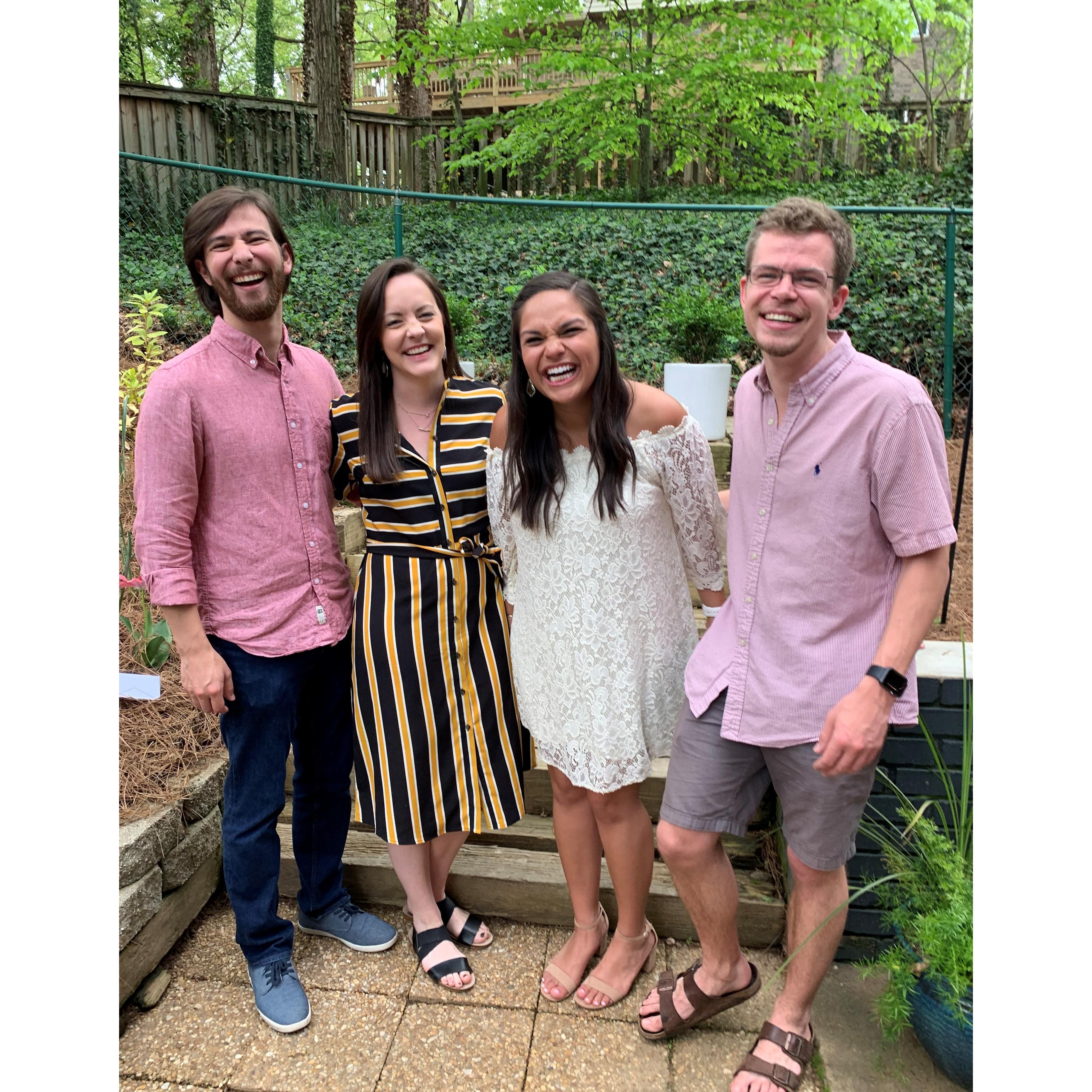 Celebrating Robert and Morgan!