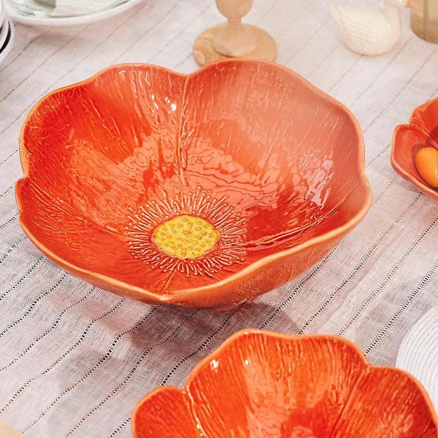 Orange Poppy Bowl