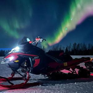 Snowmobiling in Finland