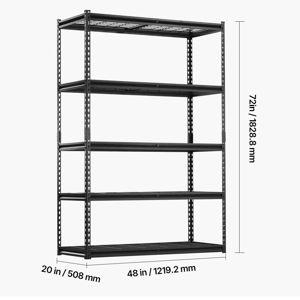 VEVOR Storage Shelves, 3000 lbs, 5 Tier Heavy Duty Garage Shelving