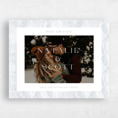 Grey Wedding Save the Date - Orion Photo