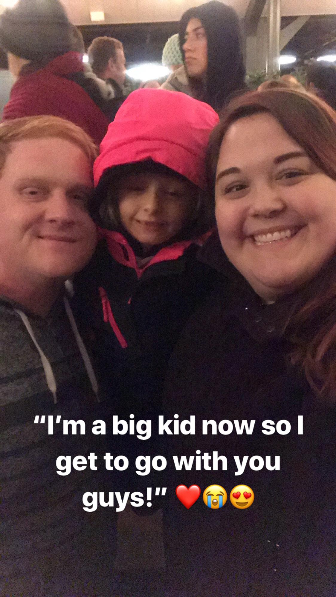 Disneyland with our Sherie! We love being Auntie Brittany and Uncle Jared!