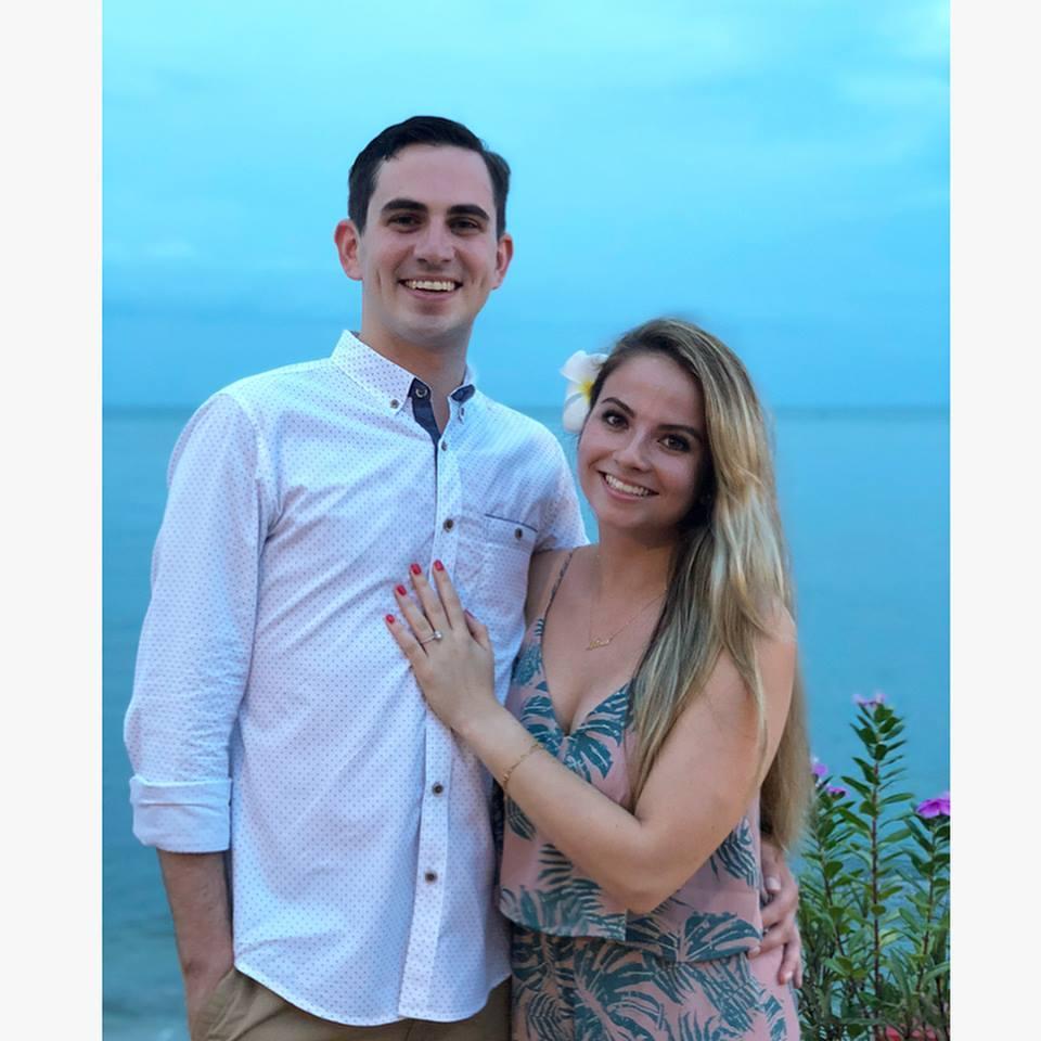 Blake proposes in Thailand, July 2018