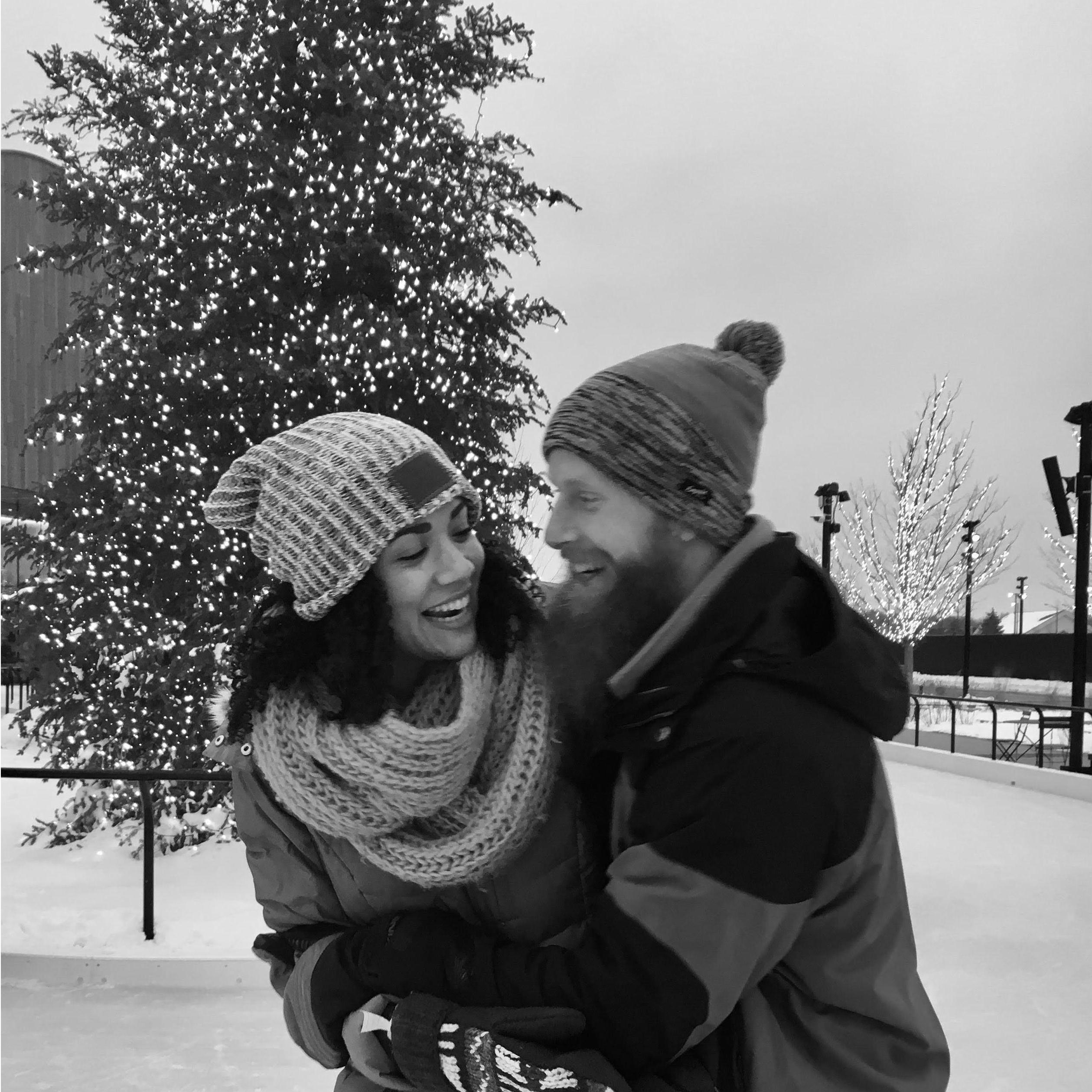 Ice skating clumsiness