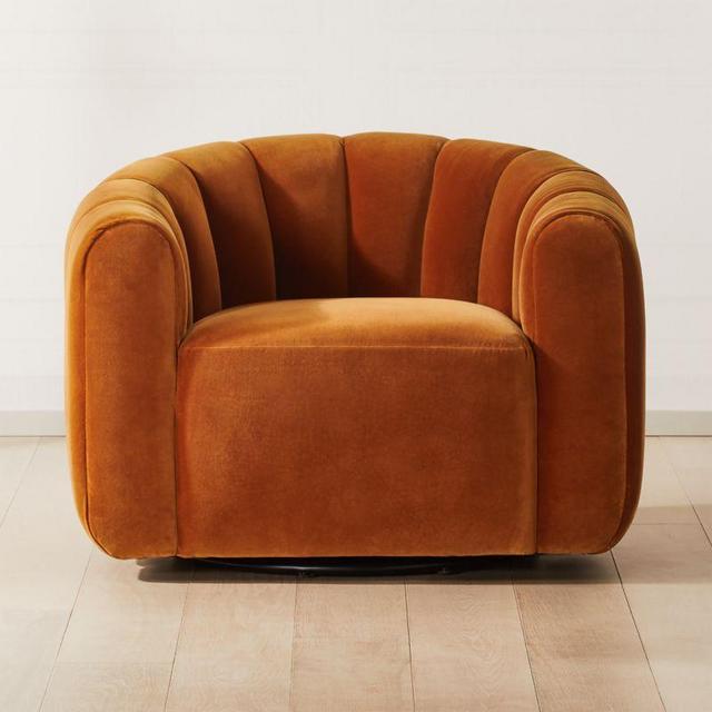 Fitz Russet Swivel Chair