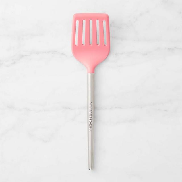 WS Stainless Steel Silicone Turner Geranium