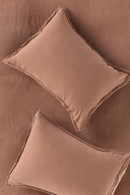 Washed Linen Shams, Set of 2