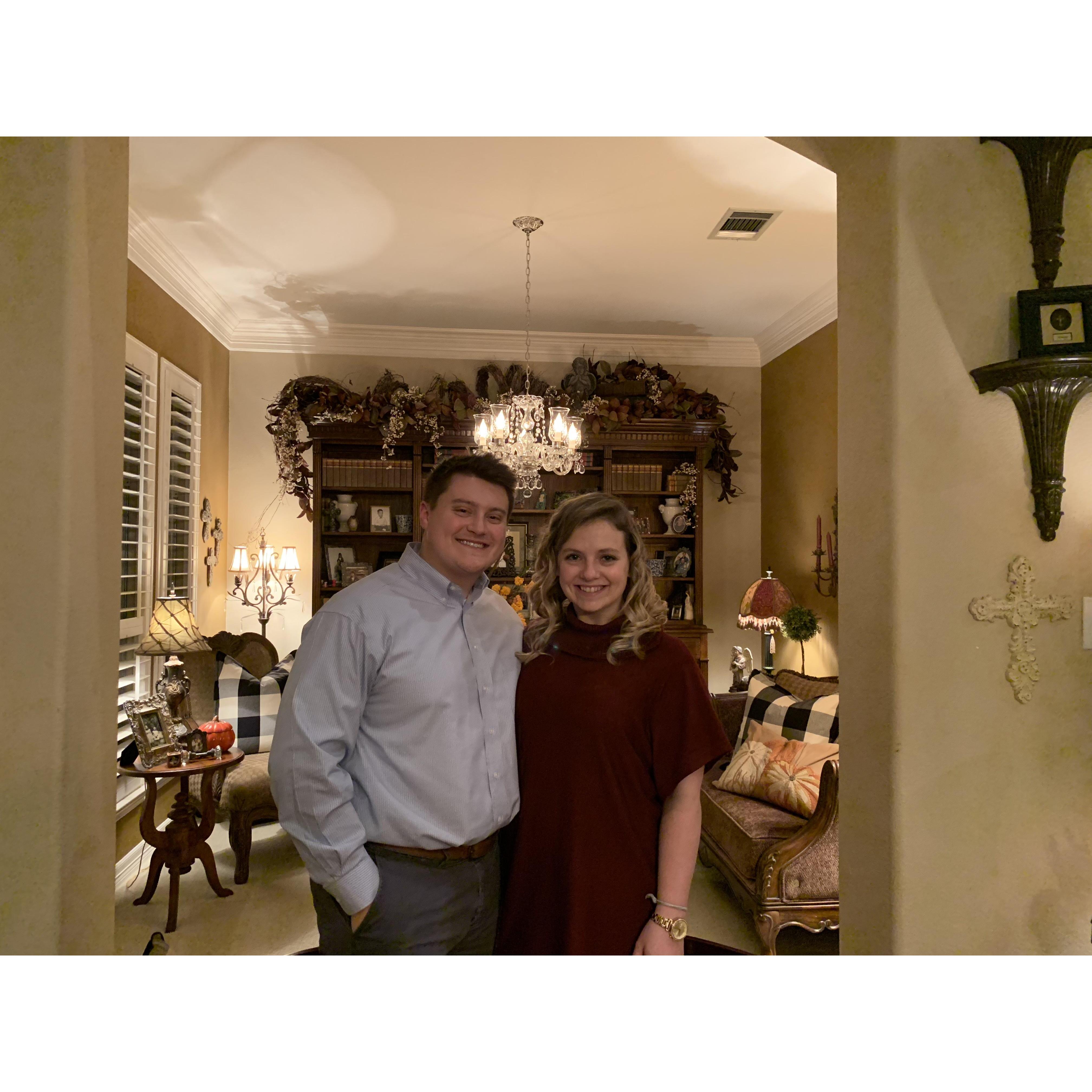 Our first Thanksgiving together in Austin, TX