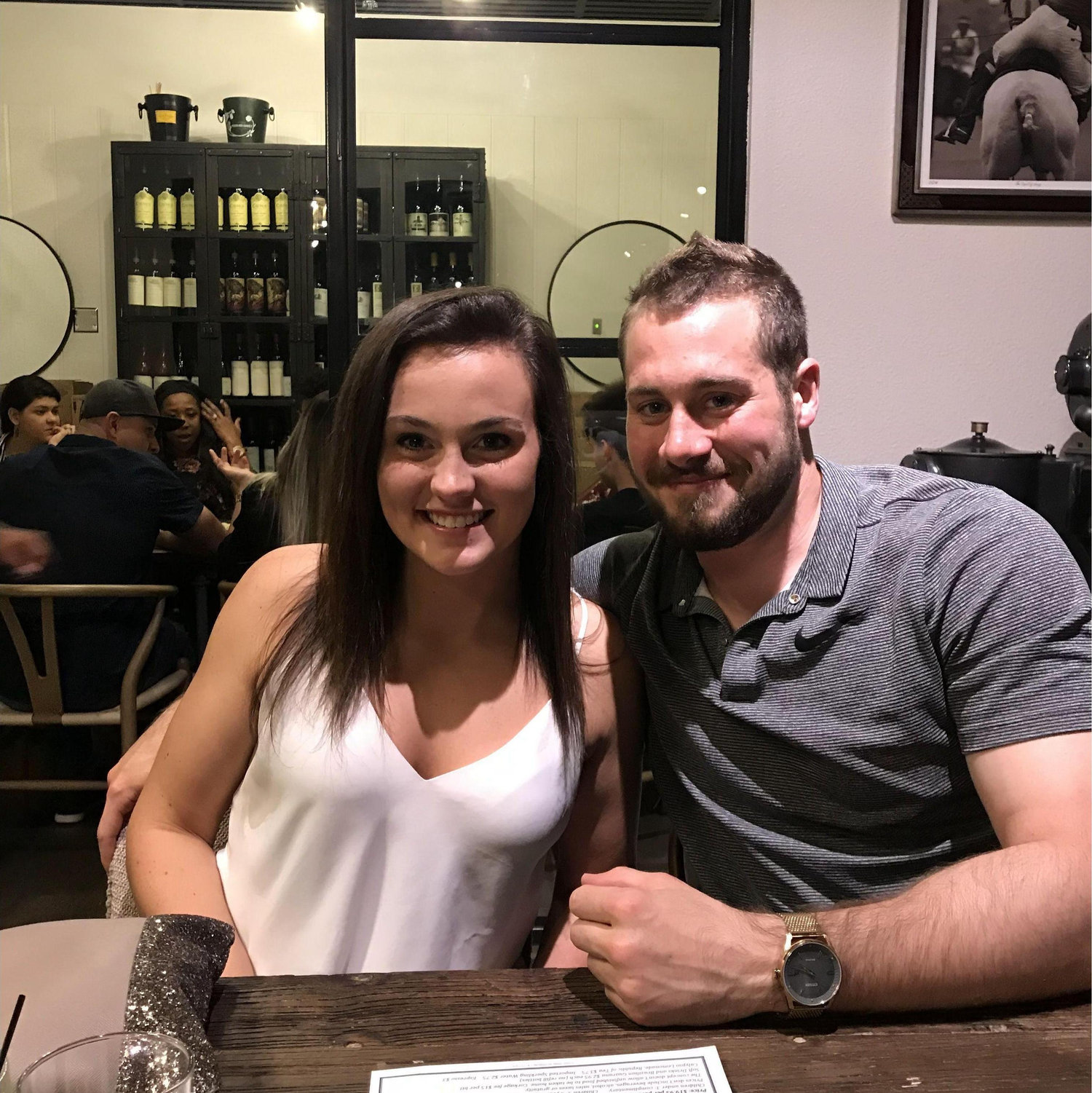 Our first time at Delucca's, one of our favorite restaurants, March 22, 2019