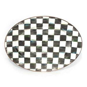 Courtly Check Small Oval Platter